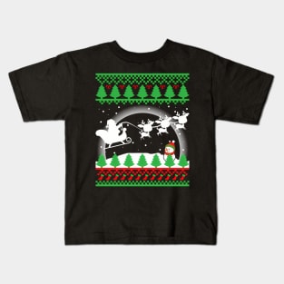 Santa Claus Santa Reindeer Kids T-Shirt